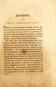 Cover of: sermon delivered in Portland, June 25, 1823, before the Maine Missionary Society, at their sixteenth anniversary ...