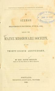 Cover of: Convictions essential to missionary exertions.