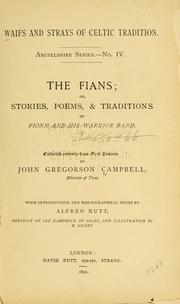 The Fians by Campbell, John Gregorson
