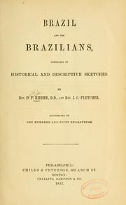 Cover of: Brazil and the Brazilians by Daniel P. Kidder