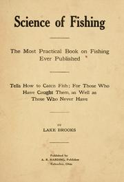 Cover of: Science of fishing by Arthur Robert Harding