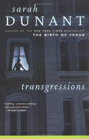 Cover of: Transgressions by Sarah Dunant, Sarah Dunant