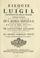 Cover of: Esequie di Luigi I. cattolico re delle Spagne
