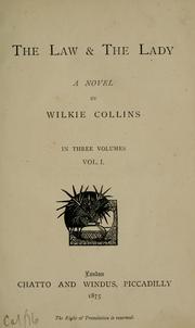 Cover of: The law and the lady: Volume I