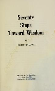 Cover of: Seventy steps toward wisdom.