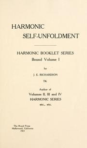 Cover of: Harmonic self-unfoldment ...