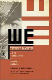 Cover of: We (Modern Library Classics) by Евгений Иванович Замятин