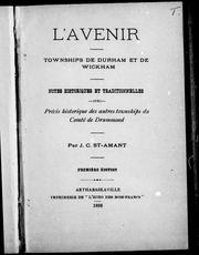 L' Avenir, townships de Durham et de Wickham by J. C. St-Amant