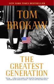 Cover of: The Greatest Generation by Tom Brokaw