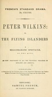 Cover of: Peter Wilkins