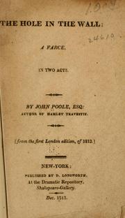 Cover of: The hole in the wall by John Poole