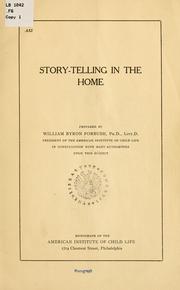 Cover of: Story-telling in the home