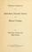 Cover of: Preliminary suggestions for agriculture, domestic science and manual training for elementary grades and high schools