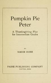 Cover of: Pumpkin pie Peter ...