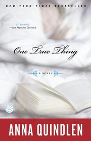 Cover of: One true thing