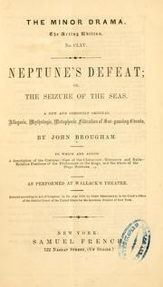 Cover of: Neptune's defeat by John Brougham