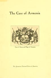 Cover of: case of Armenia ...