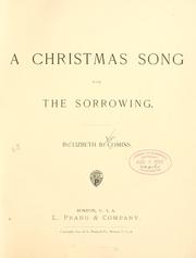 Cover of: Christmas song for the sorrowing