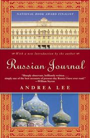 Cover of: Russian Journal by Andrea Lee