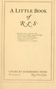 Cover of: A little book of R.L.S.