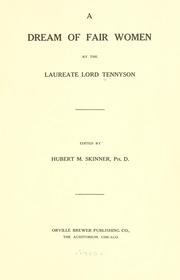 Cover of: A dream of fair women. by Alfred Lord Tennyson
