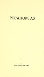 Cover of: Pocahontas by Jennie Helmes Blachert