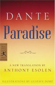 Cover of: Paradise by Dante Alighieri, Mark Musa, Dante Alighieri