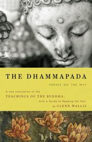 Cover of: The Dhammapada by Gautama Buddha, Glenn Wallis