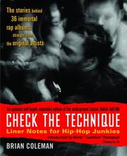 Cover of: Check the Technique by Brian Coleman