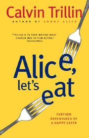 Cover of: Alice, Let's Eat by Calvin Trillin