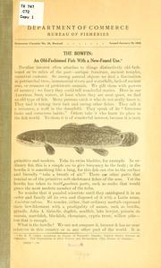 Cover of: The bowfin: an old-fashioned fish with a new-found use.