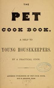 Cover of: The pet cook book