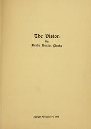 Cover of: The vision by Burde Baxter Clarke