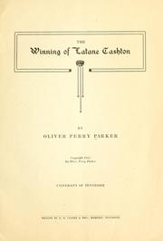 Cover of: The winning of Latane Cashton