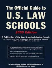 Cover of: The Official Guide to U.S. Law Schools: The Most Thorough, Accurate, and Up-to-Date Guide to All 181 ABA-Approved Law Schools