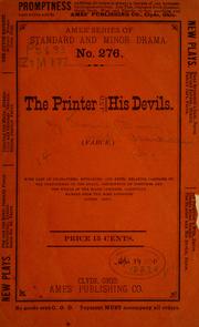 Cover of: Printer and his devils ...