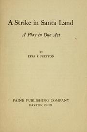 Cover of: A strike in Santa land.