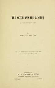 Cover of: actor and the janitor ...