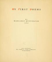 Cover of: My first poems