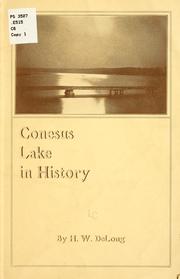 Cover of: Conesus Lake in history