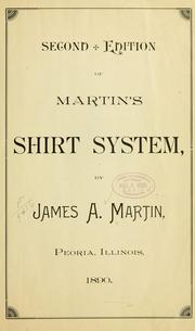 Cover of: Martin's shirt system