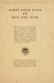 Forty-four ways to win the war by Marshall Field & Company