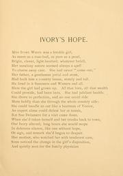 Cover of: Ivory's hope: a poem