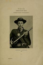 Cover of: The spirit of the American Red cross by Nathaniel Carter Deane