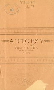 Cover of: Autopsy by William B. Litch