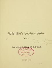 Cover of: The cradle song of the Nile