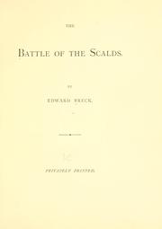 Cover of: battle of the scalds.