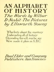 Cover of: An alphabet of history.