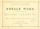 Cover of: Patterns for needle work