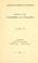 Cover of: Report of the Committee on education, January, 1908 